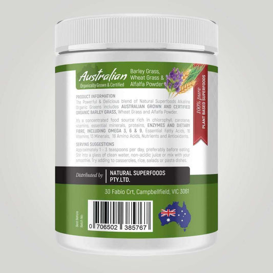Alkaline Organic Greens 200g