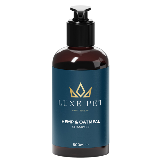 Luxe Pet Australia Hemp and Oatmeal dog shampoo 500ml - product image