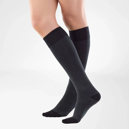 VenoTrain Cocoon Compression Stockings, Knee High, Class 2, Closed Toe, Black
