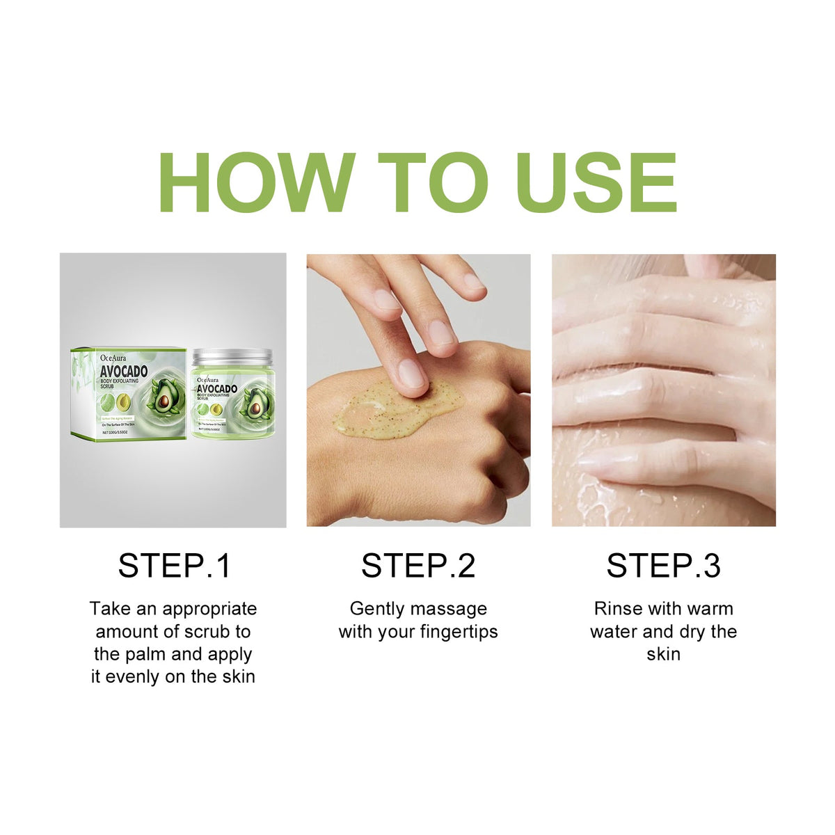Avocado Body Scrub | Brightening & Smoothing
