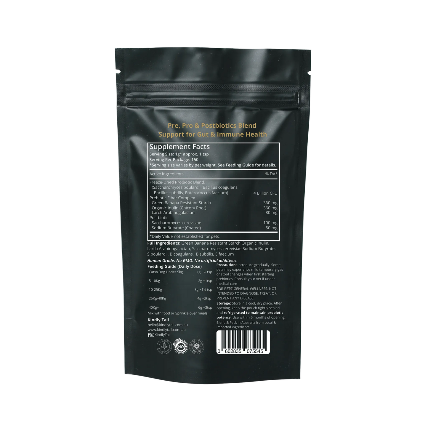 Synbiotic 3.0 Pre + Pro + Postbiotic Support for Dogs & Cats