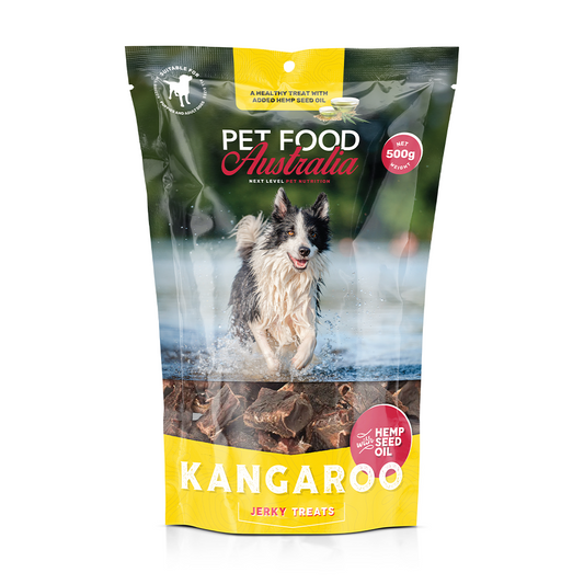 Kangaroo jerky treats for dogs 500g - product image