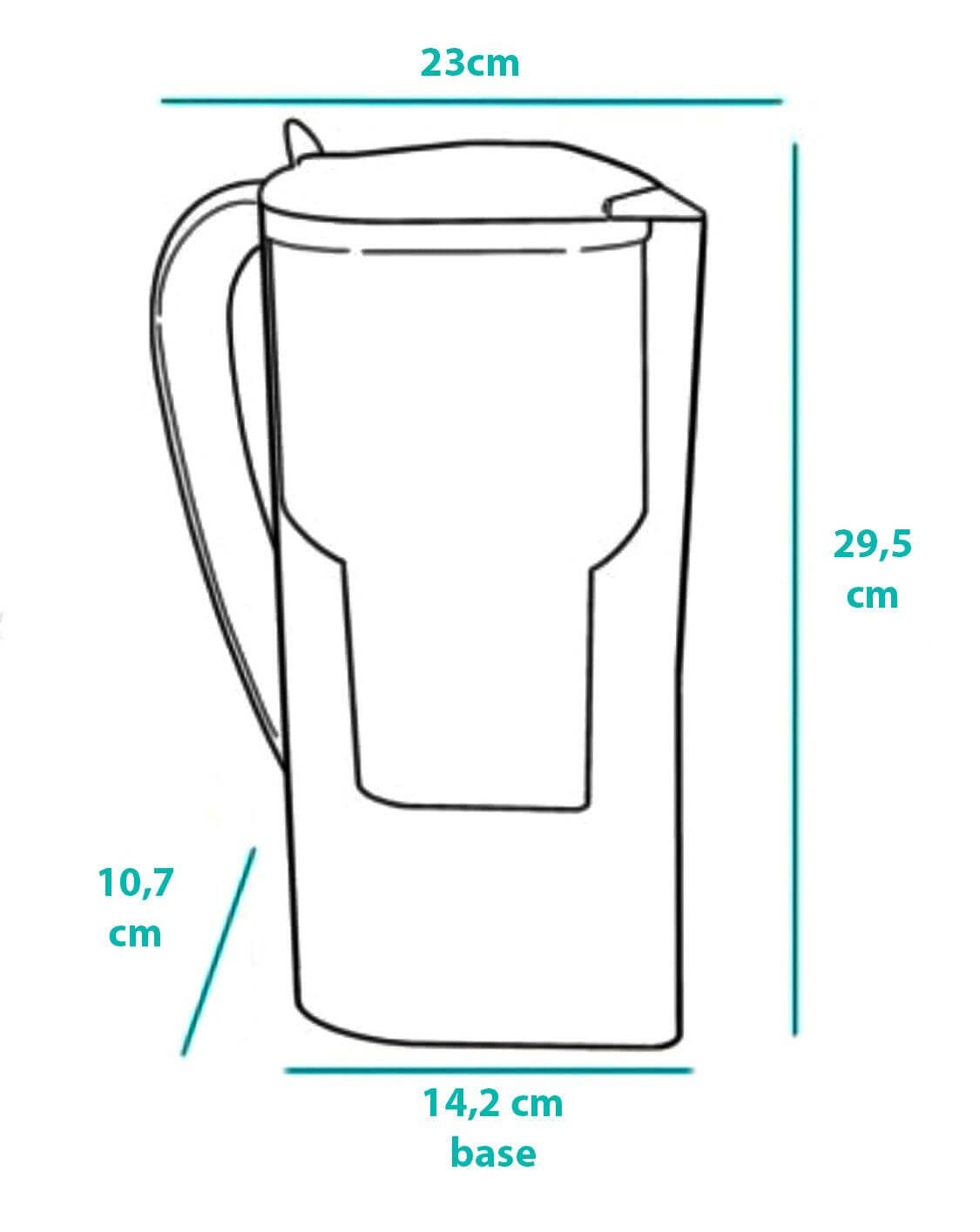 Alkanatur Alkaline Ionised Antioxidant Water Jug (Pink) – Alkalising & Ionising for Cleaner Hydration