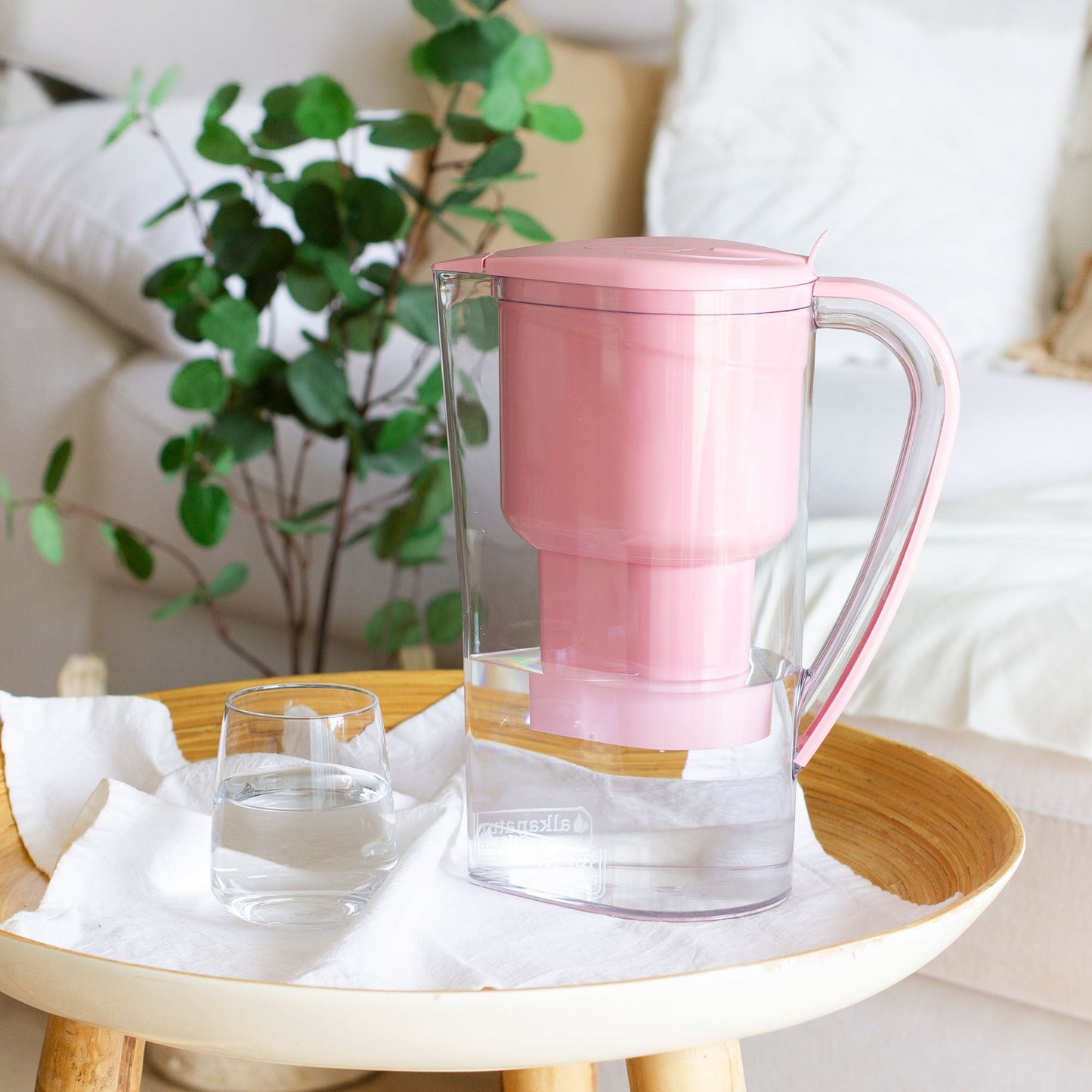 Alkanatur Alkaline Ionised Antioxidant Water Jug (Pink) – Alkalising & Ionising for Cleaner Hydration