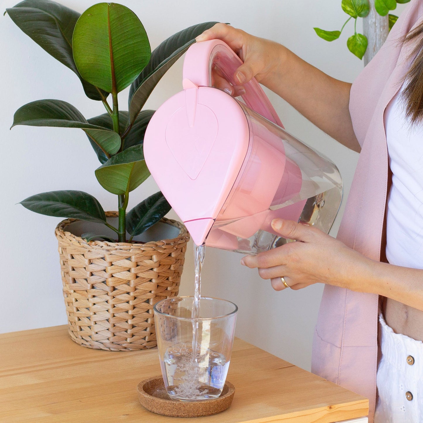 Alkanatur Alkaline Ionised Antioxidant Water Jug (Pink) – Alkalising & Ionising for Cleaner Hydration