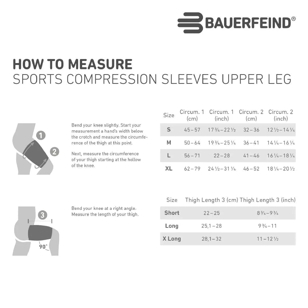 Sports Compression Thigh Sleeves (PAIR)