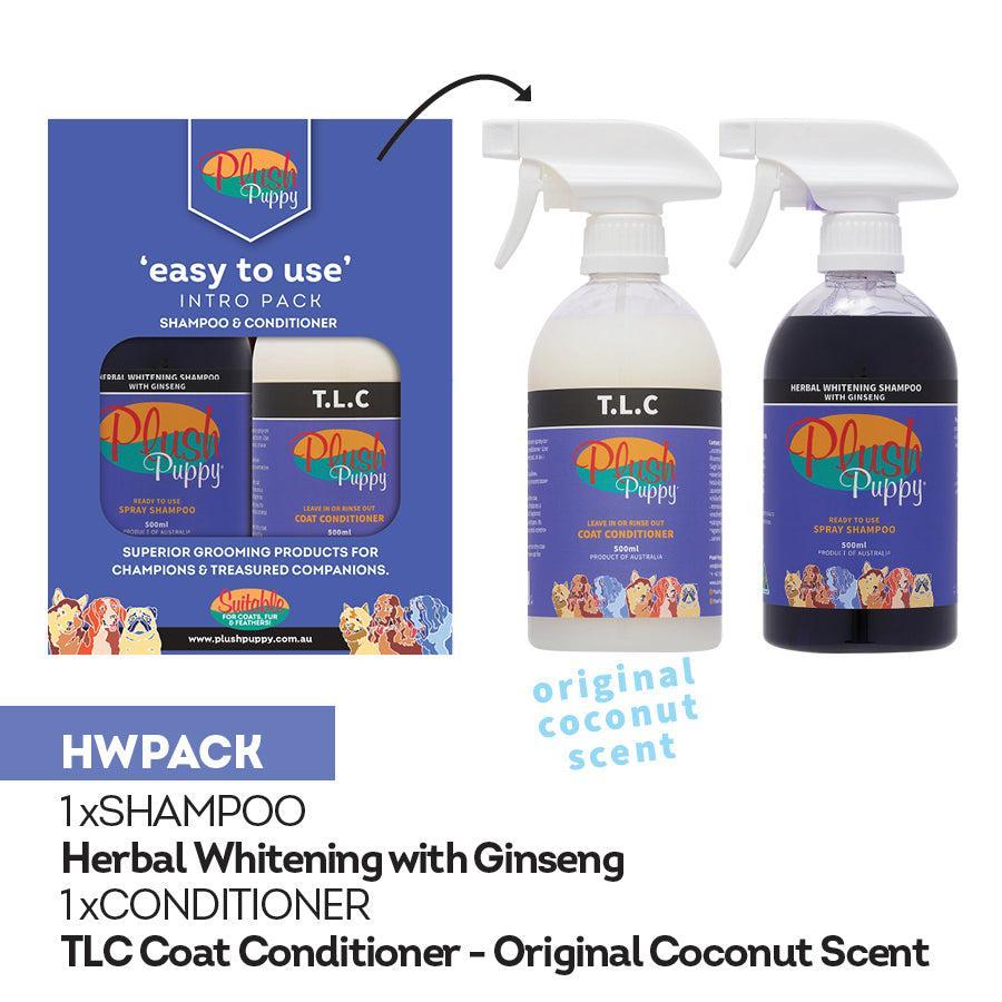 Plush Puppy Shampoo and Conditioner Spray Pack