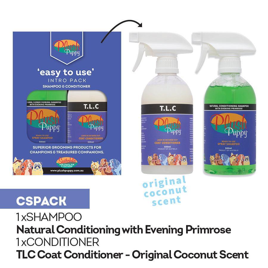 Plush Puppy Shampoo and Conditioner Spray Pack