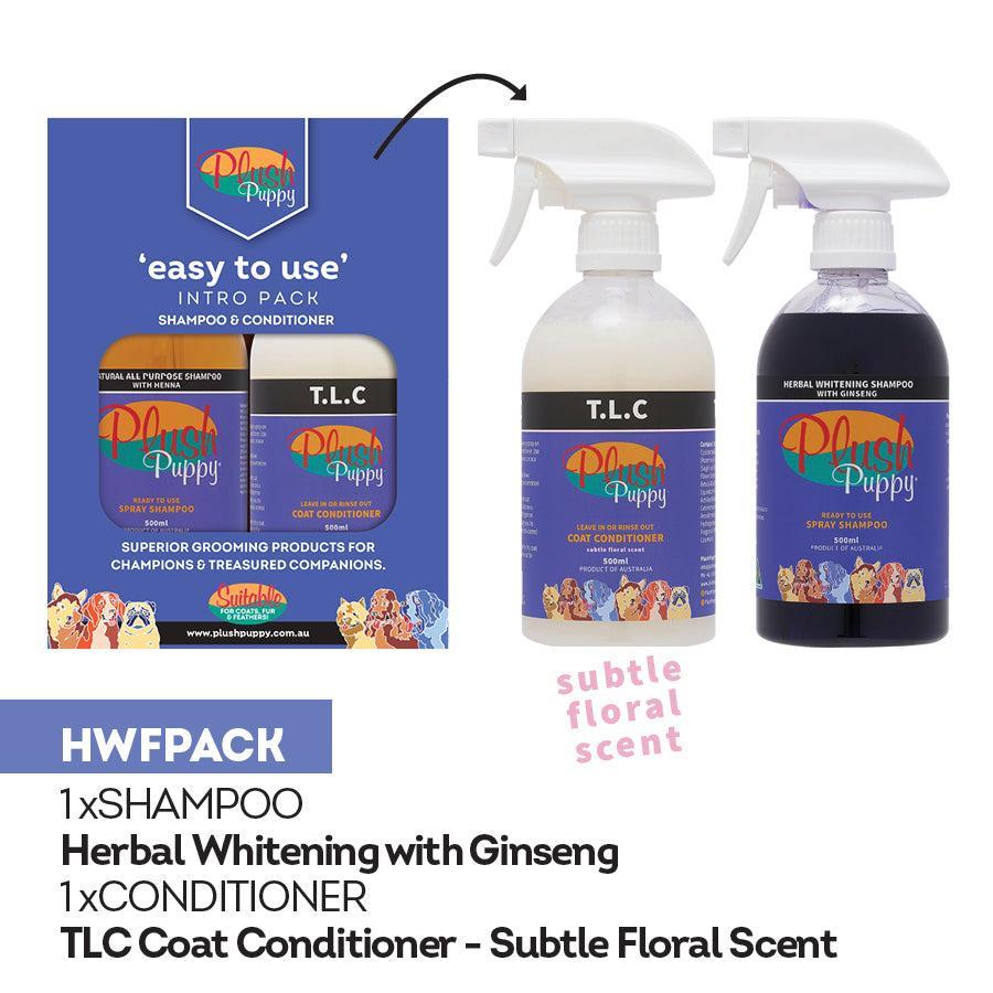 Plush Puppy Shampoo and Conditioner Spray Pack